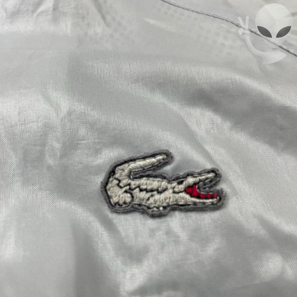 Lacoste Windbreaker Jacket Small White Lightweight Vintage 80s - Picture 5 of 8